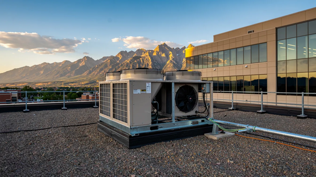 clean air and new HVAC system with air duct cleaning after fire