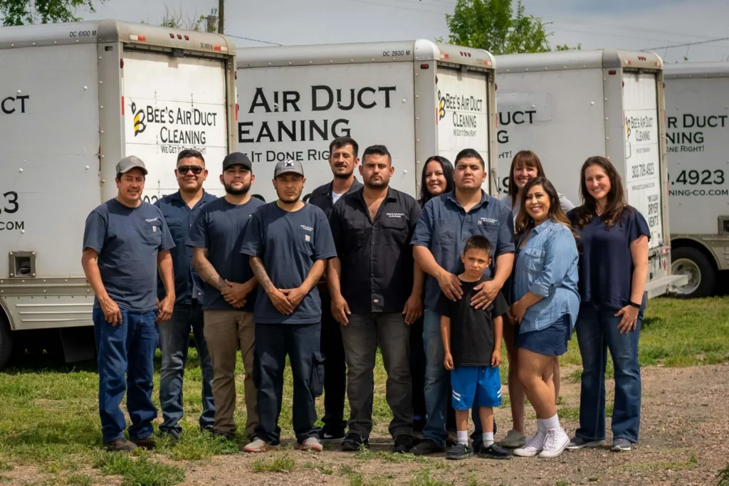 Bee’s HVAC and air duct cleaning company team in Colorado